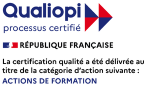 Logo Qualiopi — certification qualité délivrée au titre des actions de formation