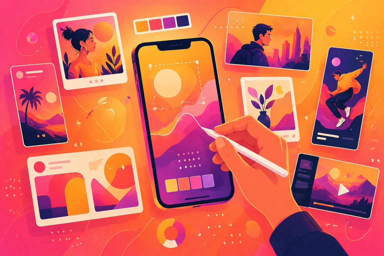 Formation Canva Réseaux Sociaux à La Réunion — Instagram, Facebook, LinkedIn, TikTok